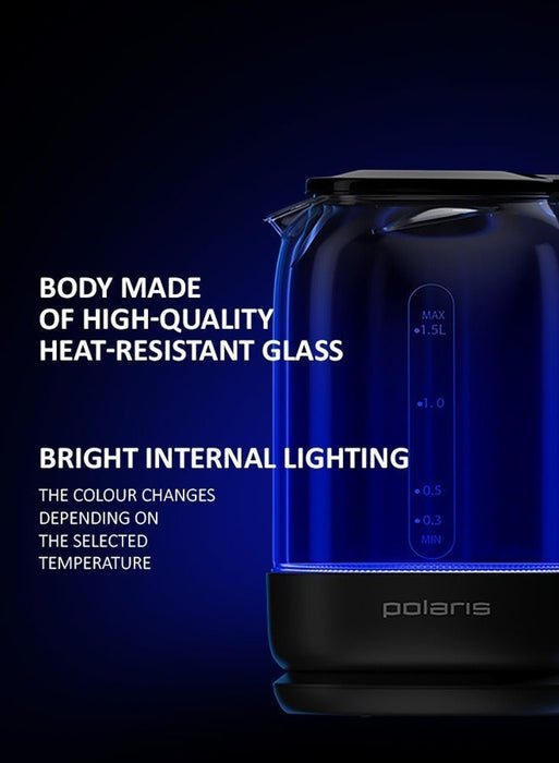 Polaris PWK 1712CGLD WIFI Kettle Glass