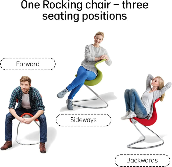 Aeris Oyo Ergonomic Chair for Home & Office, Modern Design, Comfortable Seating for Workspaces, Living Rooms and Meeting Areas - Orange
