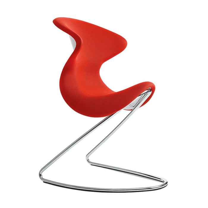 Aeris Oyo Ergonomic Chair for Home & Office, Modern Design, Comfortable Seating for Workspaces, Living Rooms and Meeting Areas - Red