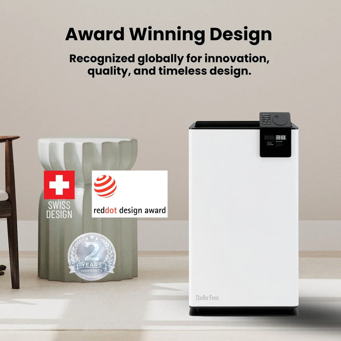 Stadler Form Albert Dehumidifier 20L, Smart Humidity Sensor, 24 Hours Dehumidification for Large Rooms up to 70m², Mold Prevention, Effective Air Distribution, Auto Mode, Very Quiet, 2 Years Warranty