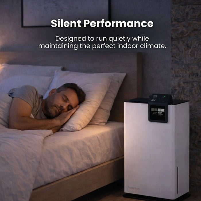 Stadler Form Albert Dehumidifier 20L, Smart Humidity Sensor, 24 Hours Dehumidification for Large Rooms up to 70m², Mold Prevention, Effective Air Distribution, Auto Mode, Very Quiet, 2 Years Warranty