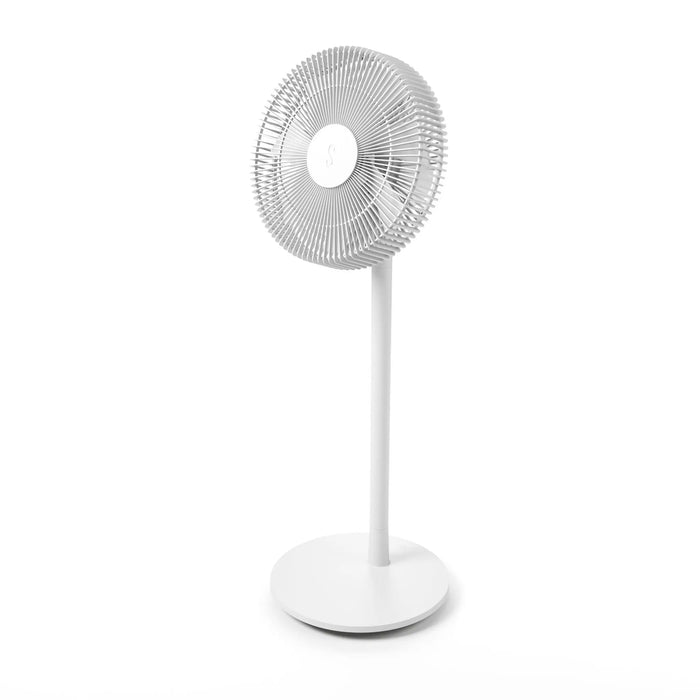 Stadler Form Finn Mobile Swiss Design Floor & Table Fan, White– Remote Control, 8 Speeds, 1-8H Timer, Swivel Function, Up to 7H Cordless Battery, Quiet, 2-Year Warranty + Local Support