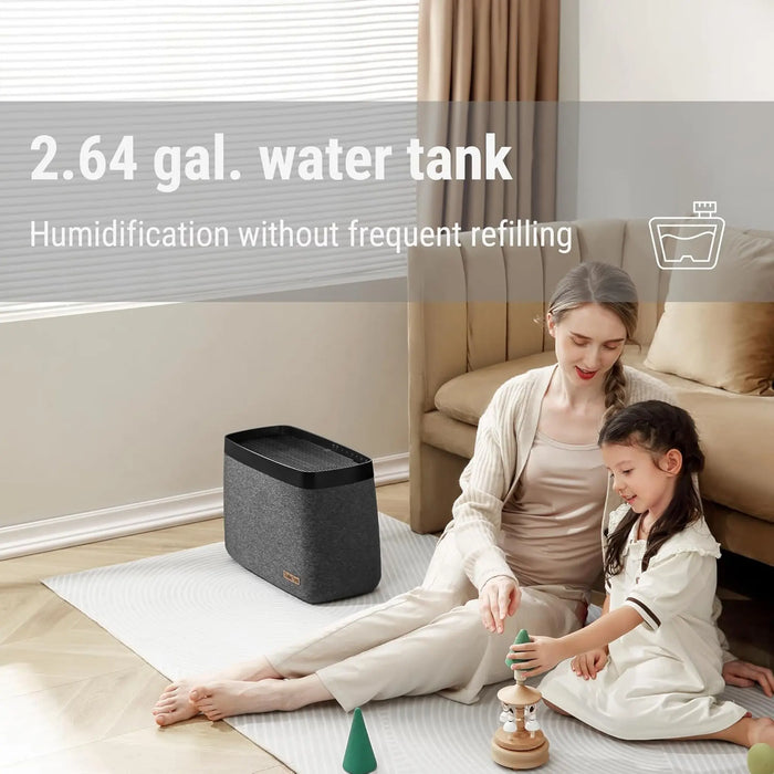 Stadler Form Karl Big Swiss Design Smart Humidifier for Rooms up to 150m² 10 Liter Water Tank WiFi App Control Low Power Use Top Fill 4 Humidity Levels Silent-Operation 2-Year Warranty + Local Support