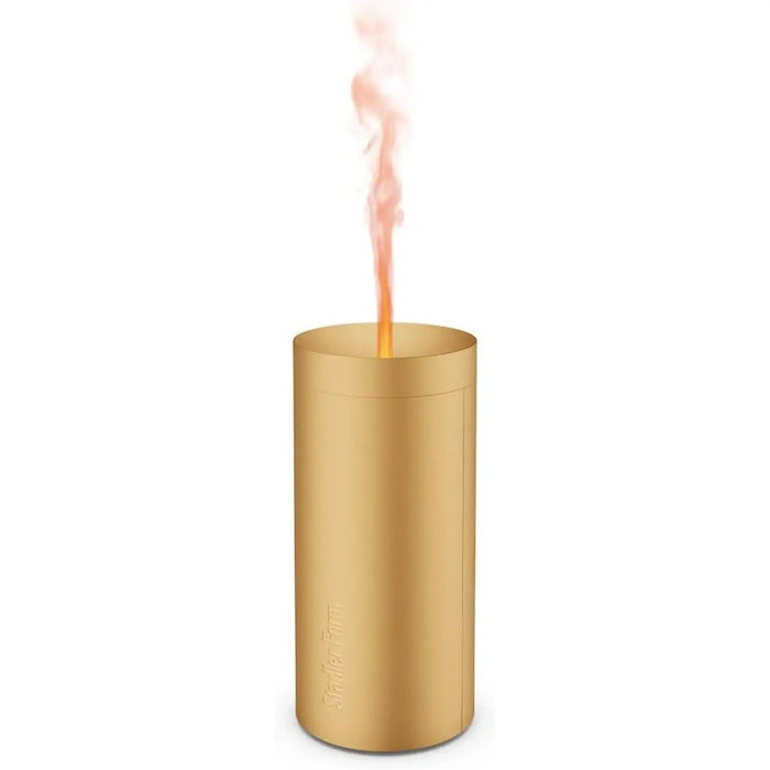 Stadler Form Lucy Limited Gold Edition Swiss Design Essential Oil Aroma Diffuser with Flame Effect & 7 Hour Battery, Aromatherapy Diffusers for Home & Office, 2 Year Warranty + Local Support + Essential Oil