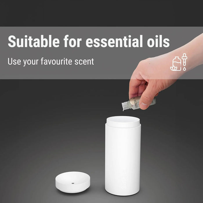 Stadler Form Lucy Swiss Design Aroma Diffuser Black – Ultrasonic, Flame Effect, Up to 7H Battery, Auto Shut-Off, USB Rechargeable, Silent-Operation, 2-Year Warranty + Local Support