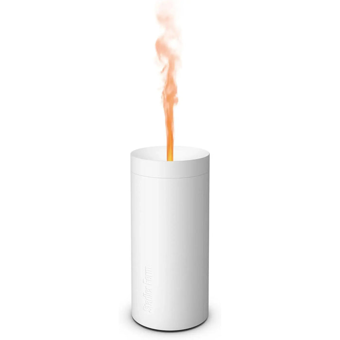 Stadler Form Lucy Swiss Design Aroma Diffuser White– Ultrasonic, Flame Effect, Up to 7H Battery, Auto Shut-Off, USB Rechargeable, Quiet Operation, 2-Year Warranty+ Local Support