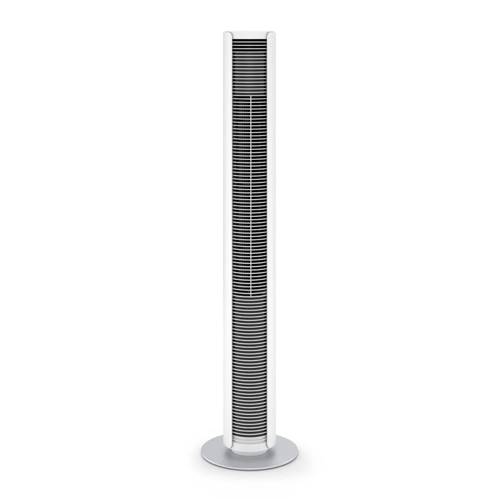 Stadler Form Peter White Swiss Design Column Fan Timer, Oscillation, Remote Control 6 Speed Levels Leatherette, Low Energy Consumption, 2-Year Warranty by Manufacturer + Local Support