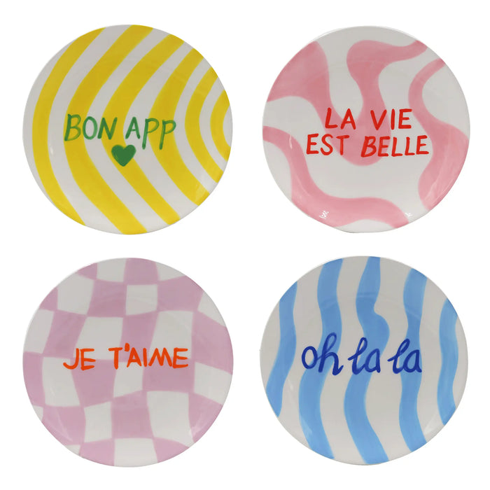 Dessert Plate Diego (Fr) - 4 As.Price Per Pc