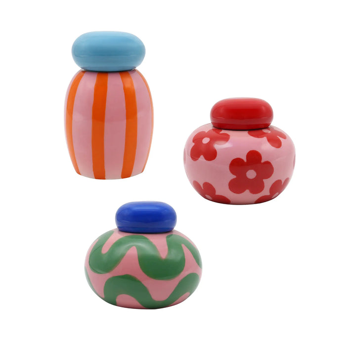 Storage Jar Simona - 3 As.Price Per Pc