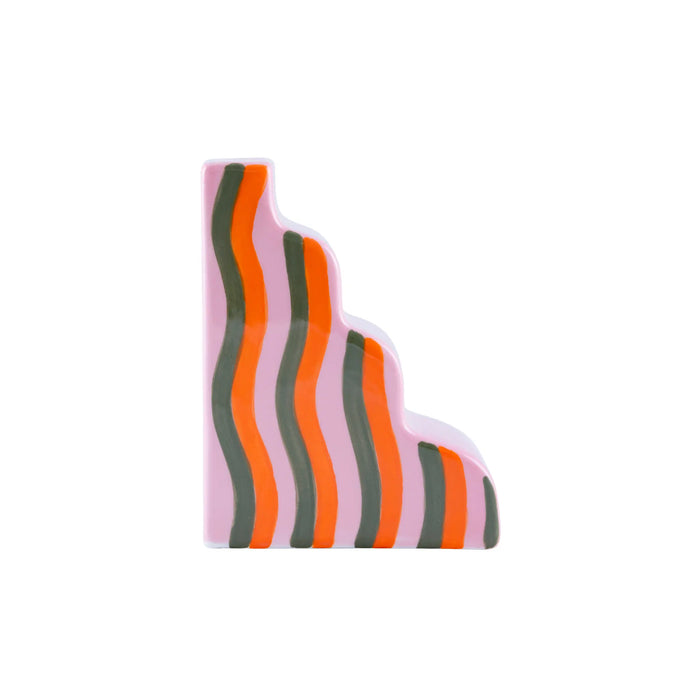 Vase/Bookend Santiago - Squiggle Wiggle