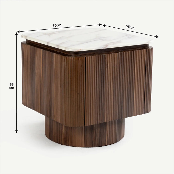 Rallie End Table Brown