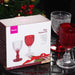 Red Wine 280ml by Fissman Drinkware Glass Set, Universal Glass,Classic Stemware Set,Perfect for,Wedding, Christmas, Dinner Date, Romantic Occcasion, Birthday And Party (Red+WhiteCombo) Fissman