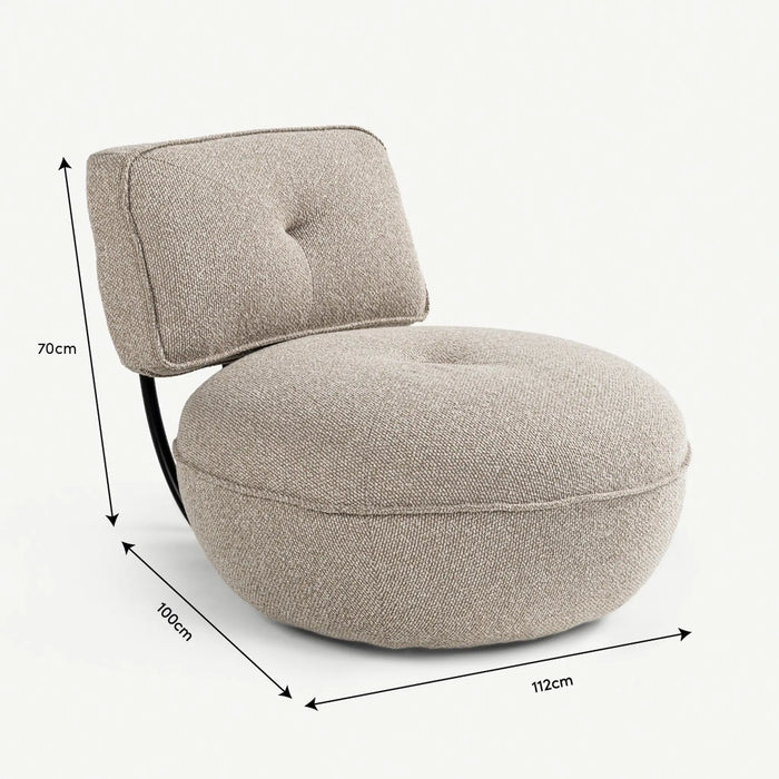 Sainz Accent Chair Ecru
