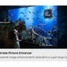 Samsung TV displaying an underwater scene with a turtle and coral, featuring the N38 AI Gen3 Processor.