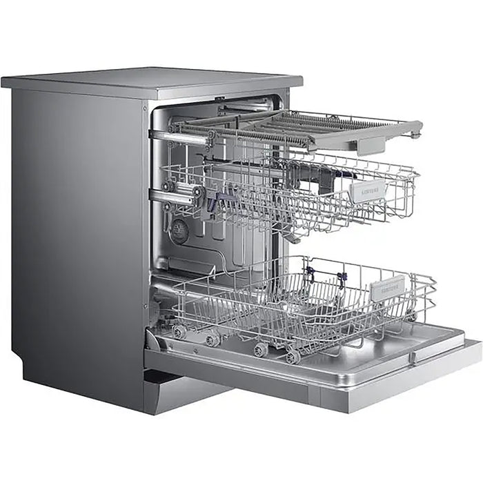Samsung 14 Place Settings Freestanding Dishwasher | Silver | 7 Programs | Minimum 1 Year Warranty |  DW60M6050FS |