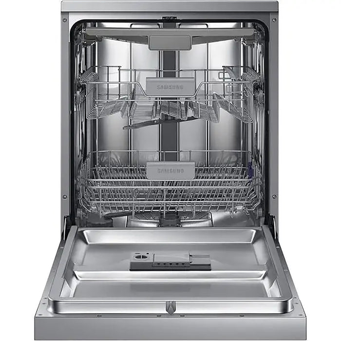Samsung 14 Place Settings Freestanding Dishwasher | Silver | 7 Programs | Minimum 1 Year Warranty |  DW60M6050FS |