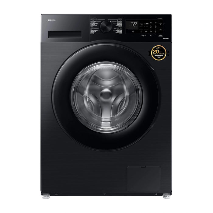 Samsung 9kg Front Load Washing Machine | Black | EcoBubble Technology | Hygiene Steam | 20 Year Digital Inverter Motor Warranty |WW90CGC04DABGU