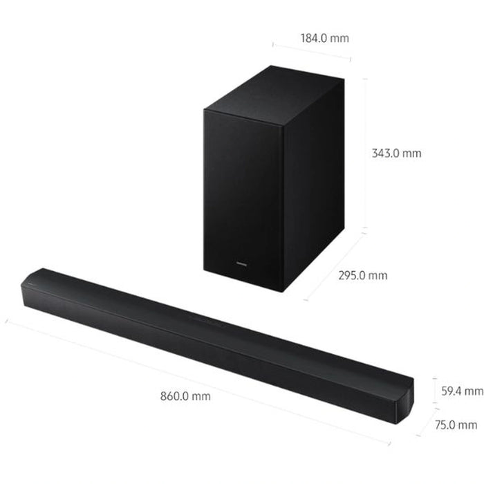 Samsung B-series Soundbar HW-B650F 3.1 ch Subwoofer (2025)