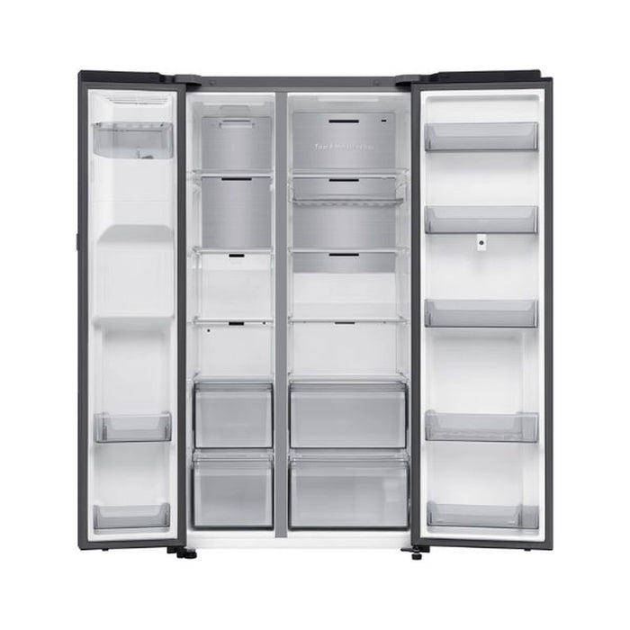 Samsung Bespoke AI Side-by-Side Net 591 L Refrigerator Family Hub |Black Doi