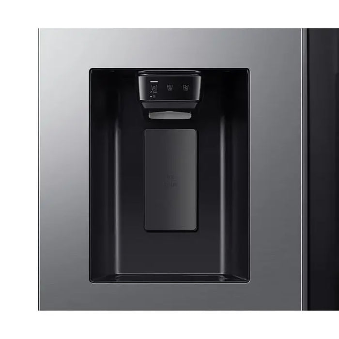 Samsung BeSpoke AI Side by Side Refrigerator 635L Net Capacity |RS70F64K1TAE| Water & Ice Dispenser| Matt DOI