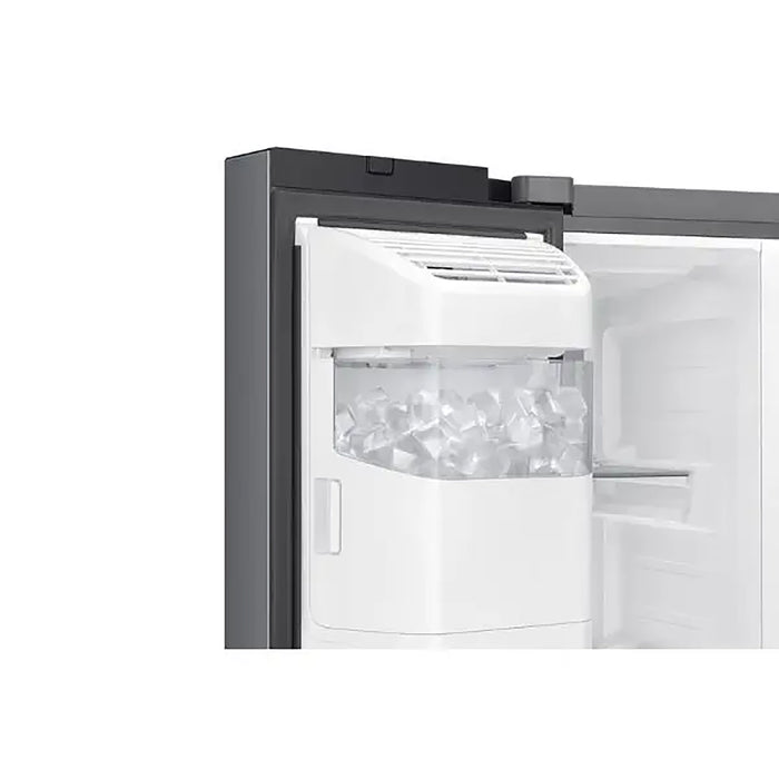 Samsung BeSpoke AI Side by Side Refrigerator 635L Net Capacity |RS70F64K1TAE| Water & Ice Dispenser| Matt DOI