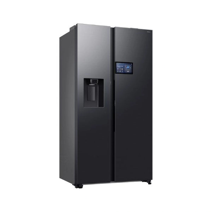 Samsung Bespoke AI Side-by-Side Refrigerator 9" LCD AI Home 615L Net Capacity| RS90F64D1F-AE | Black DOI