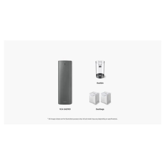 Samsung Clean Station for Jet Handheld Vacuum Cleaner | Easy Dustbin Maintenance | VCA-SAE903 | Silver