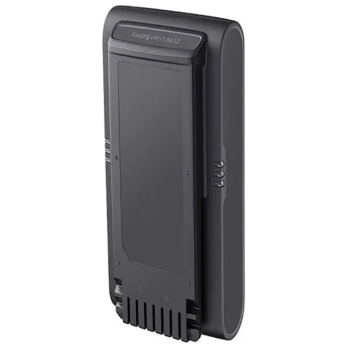 Black electronic device on a white background