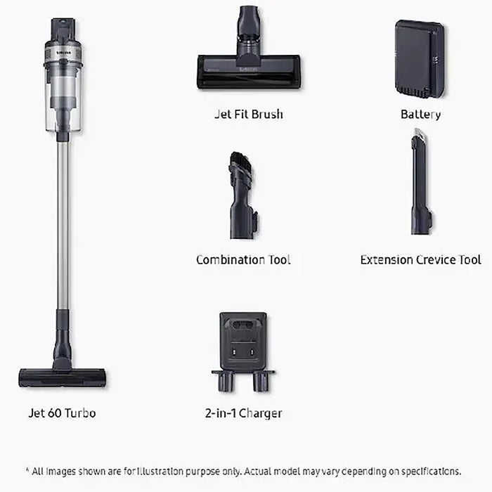 Samsung Jet Stick Vacuum Cleaner | 60 Series | Bagless| VS15A6031R4