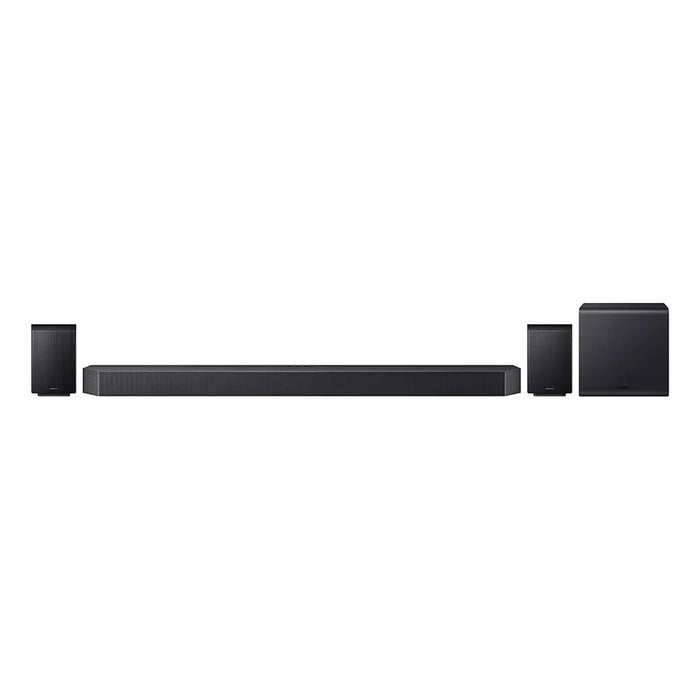Samsung Q-series Soundbar | 11.1.4 Channel with Wireless Subwoofer | Dolby Atmos Q-Symphony | Black | SAM-HW-Q990F-ZN-N
