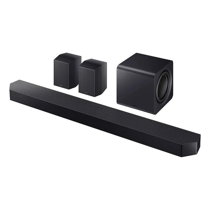 Samsung Q-series Soundbar | 11.1.4 Channel with Wireless Subwoofer | Dolby Atmos Q-Symphony | Black | SAM-HW-Q990F-ZN-N