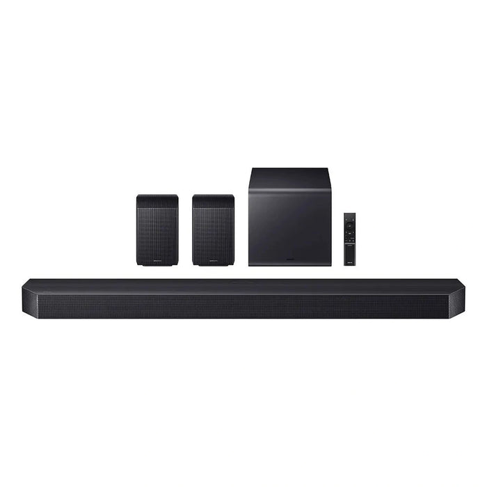 Samsung Q-series Soundbar | 11.1.4 Channel with Wireless Subwoofer | Dolby Atmos Q-Symphony | Black | SAM-HW-Q990F-ZN-N