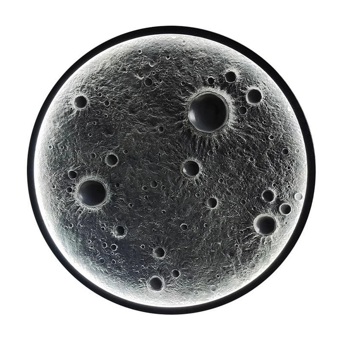3D relief Moon Wall Lamp