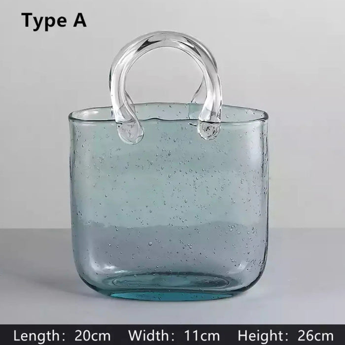 Bag shape flowers vase