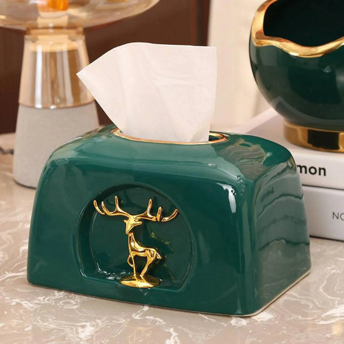 Deer tissue box