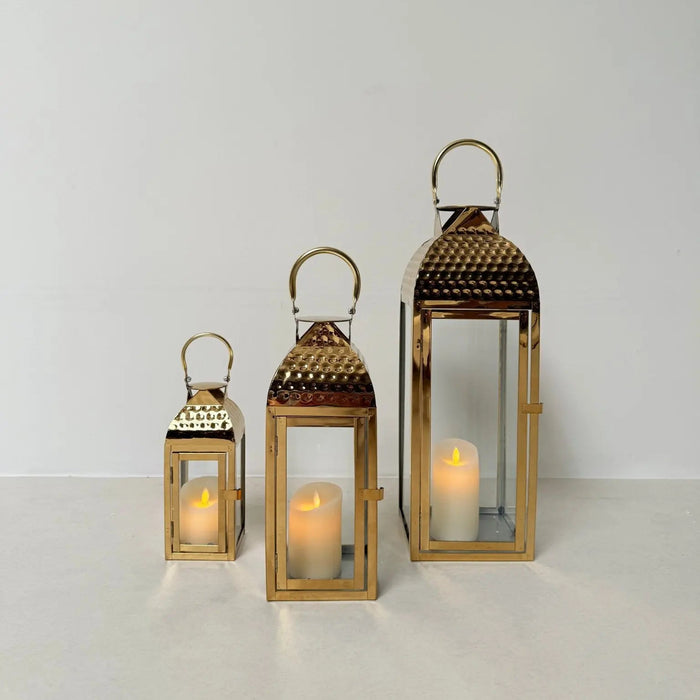 Elegant Modern Lantern Set – Timeless Entryway Accent