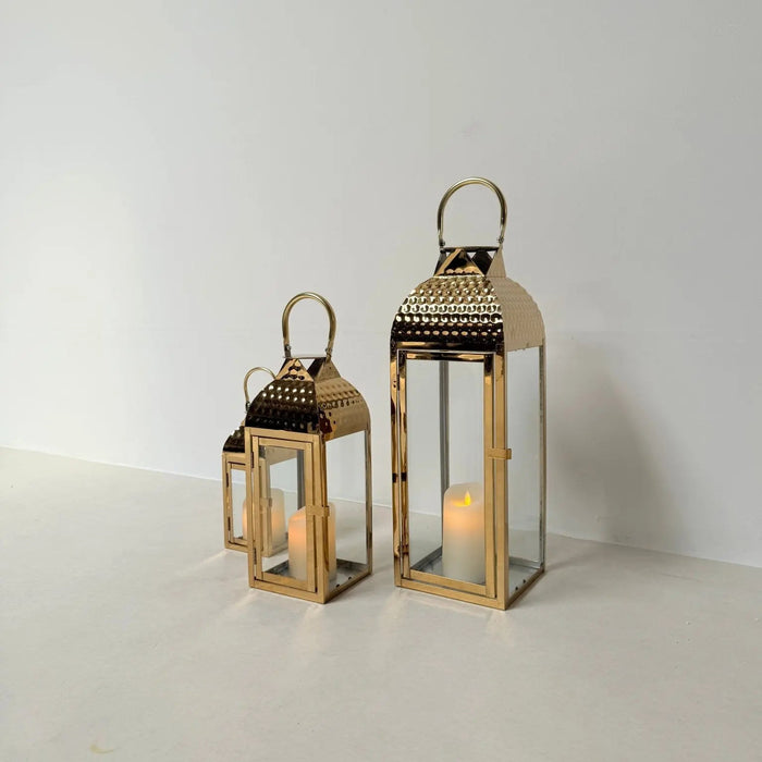 Elegant Modern Lantern Set – Timeless Entryway Accent