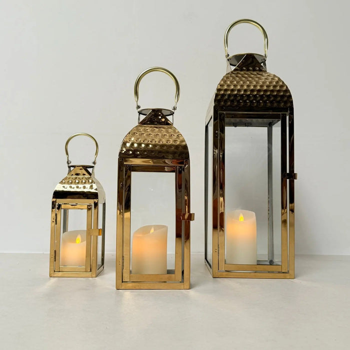 Elegant Modern Lantern Set – Timeless Entryway Accent
