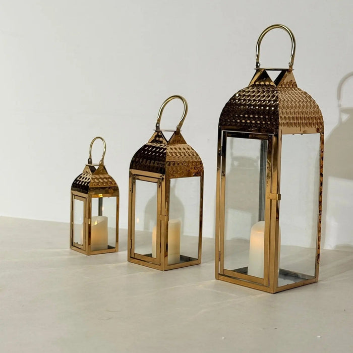Elegant Modern Lantern Set – Timeless Entryway Accent