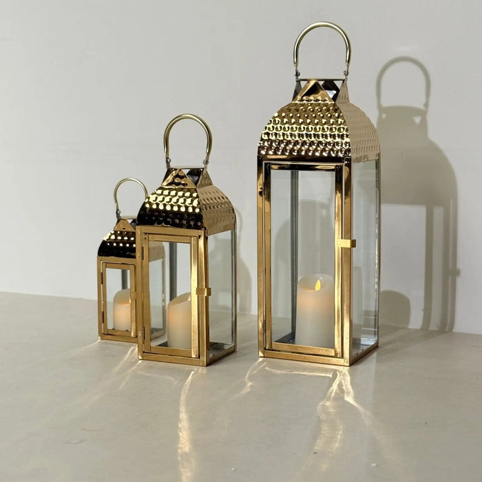 Elegant Modern Lantern Set – Timeless Entryway Accent