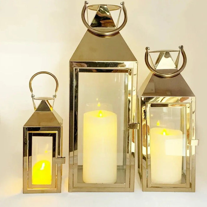 Fancy design lanterns set