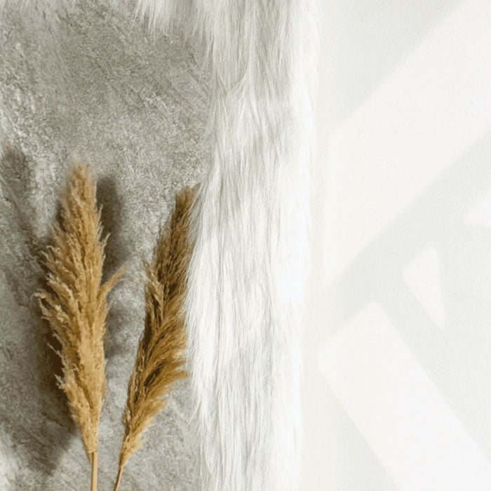Faux fur full length Mirror