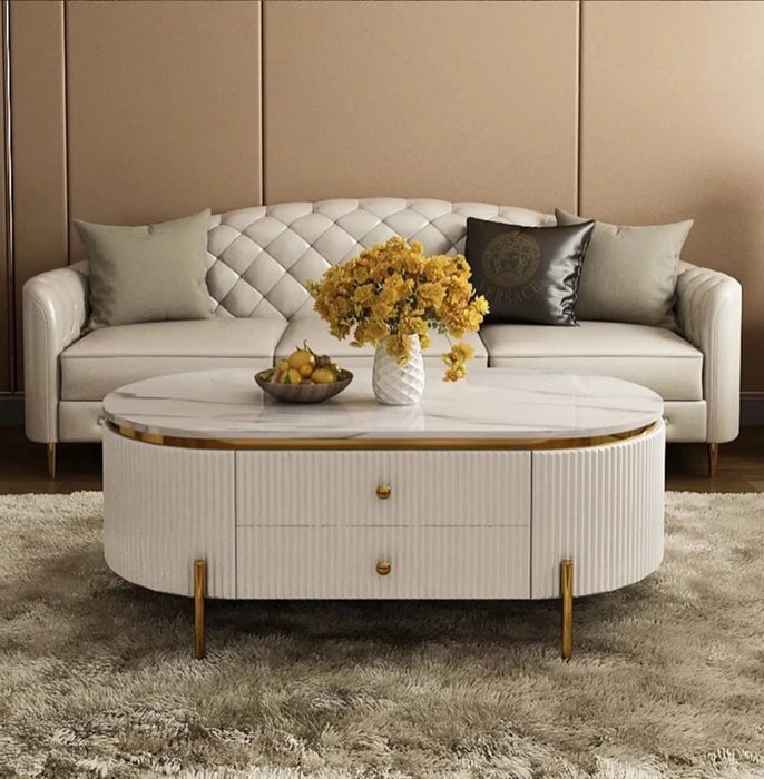 Lin marble coffee table