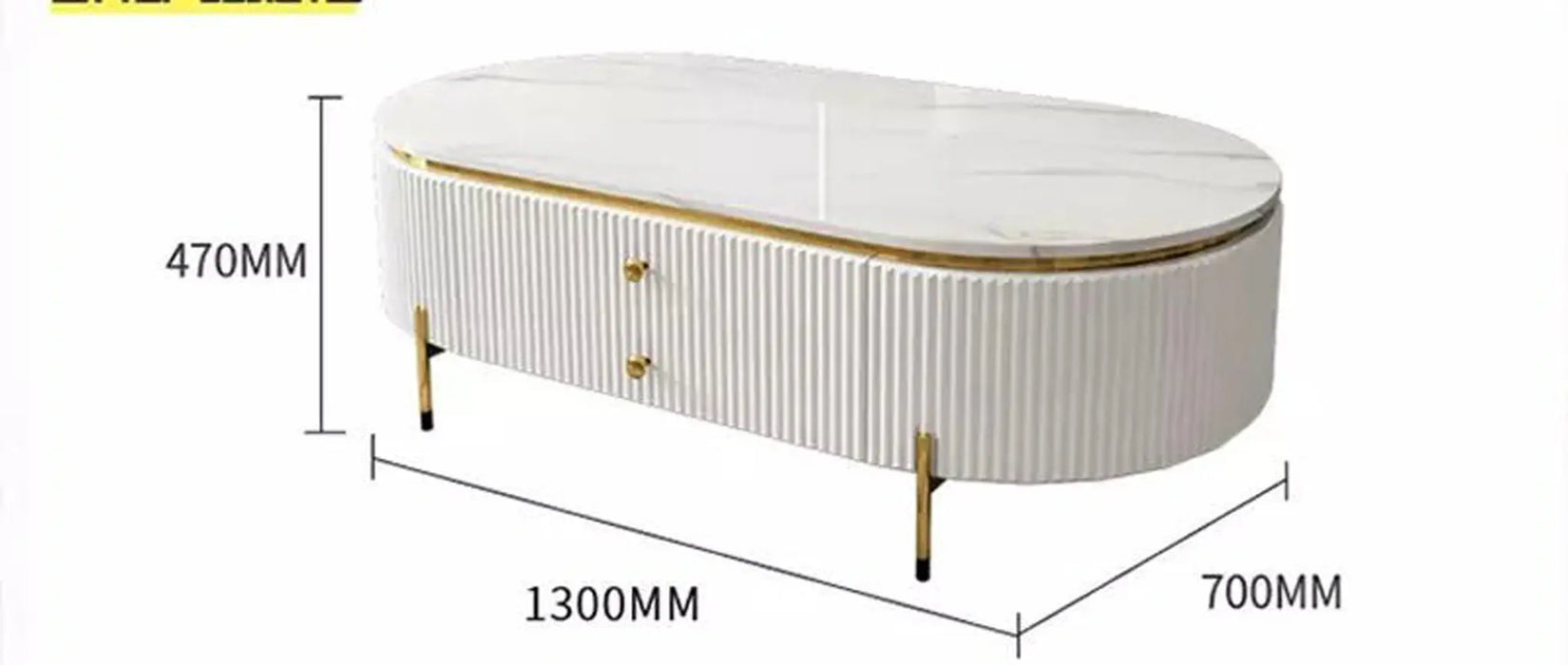 Lin marble coffee table