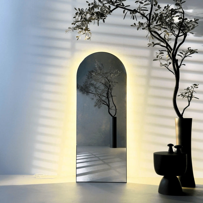 Luminous Arch LED Mirror – 3-Color Adjustable Lighting
