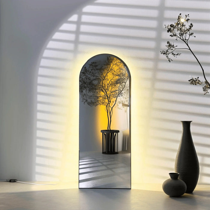 Luminous Arch LED Mirror – 3-Color Adjustable Lighting