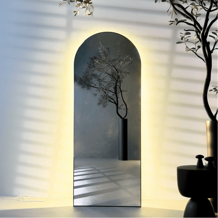 Luminous Arch LED Mirror – 3-Color Adjustable Lighting