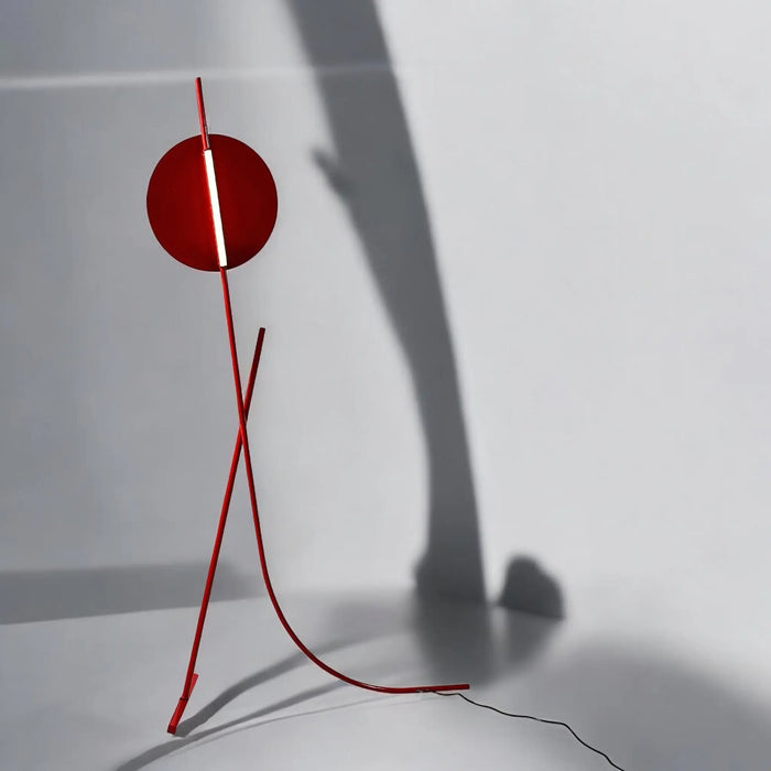 Lumisculpt LED red Floor Lamp – Warm White Glow