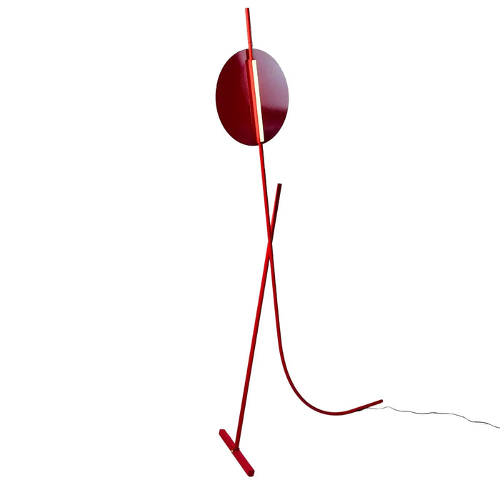 Lumisculpt LED red Floor Lamp – Warm White Glow