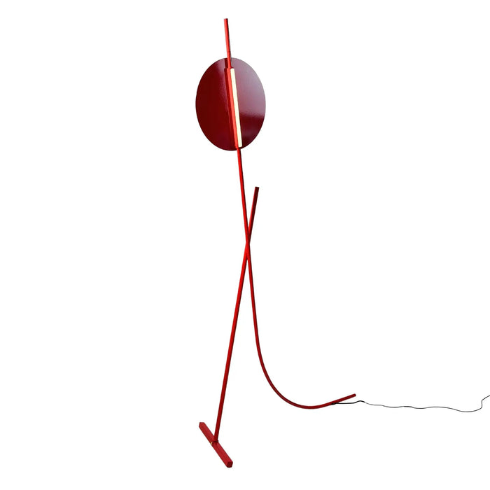Lumisculpt LED red Floor Lamp – Warm White Glow